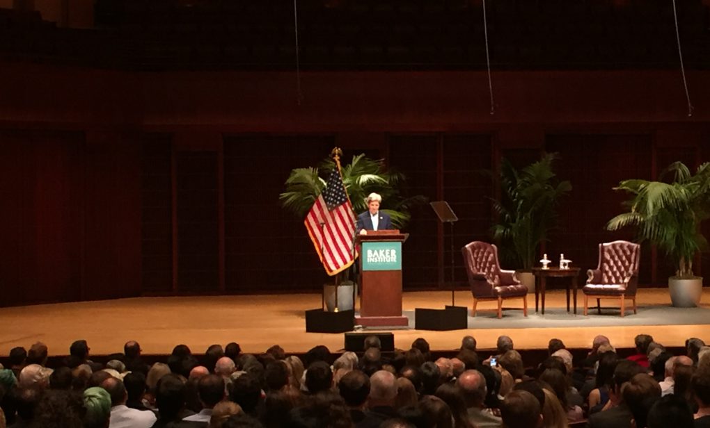 Secretary Kerry Speaks at Rice University