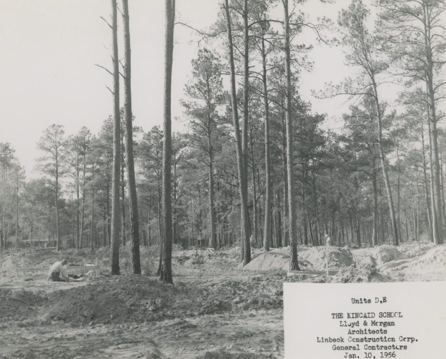 Construction of the Memorial Campus began after the abandoning of the Afton Oaks site. 