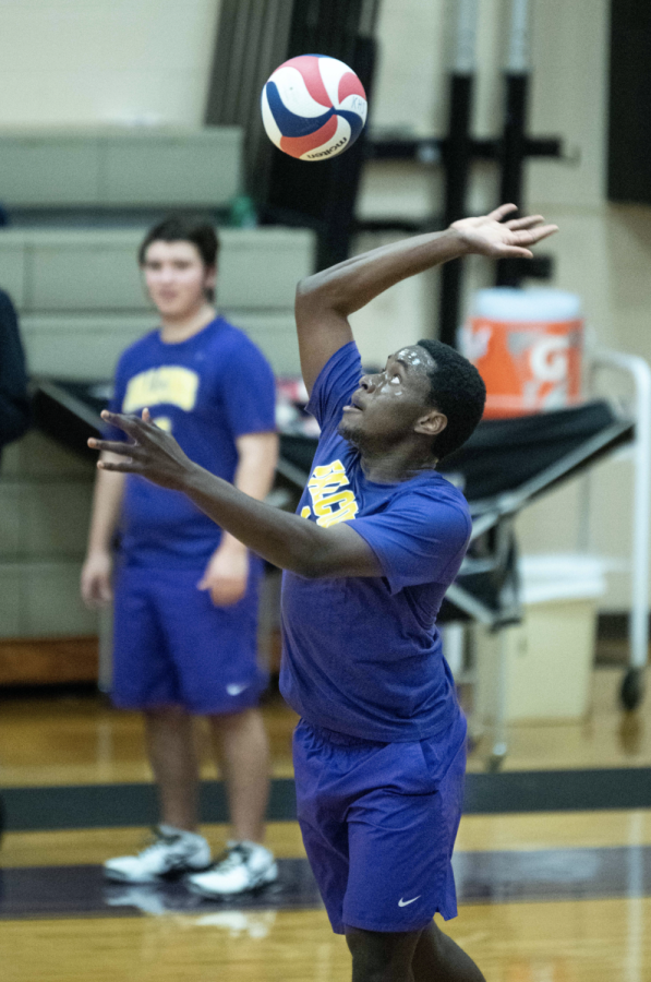 Kamsi Ndee, '22, in a 2021 game against St. John's.