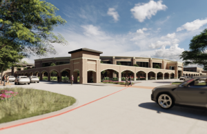A rendering of the new Upper School shared with the community at an assembly on Sep. 13.