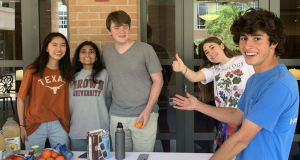 Students smile on the first day of Wellness Week in the 2021-22 school year.