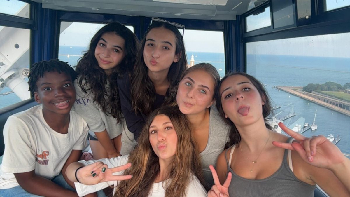 DCO members pose for a photo while on their trip in Chicago.