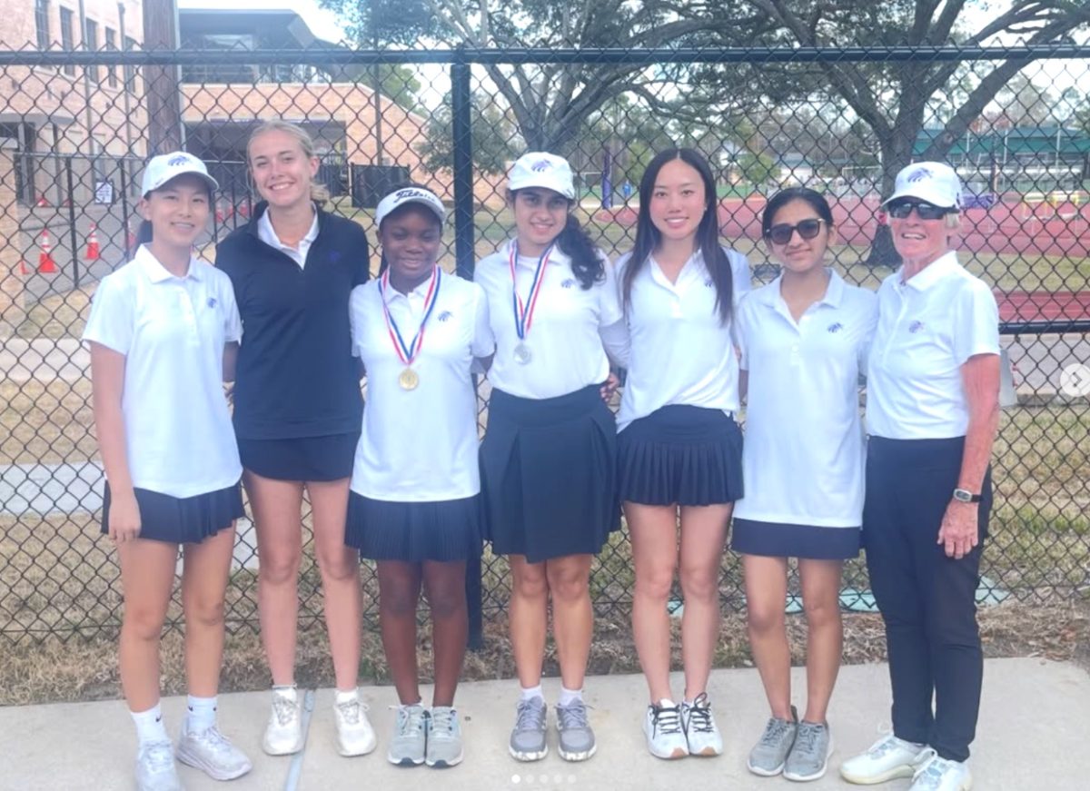 Girls golf takes first place with a team score of 343, finishing 12 strokes ahead at the Dayton High School tournament.
