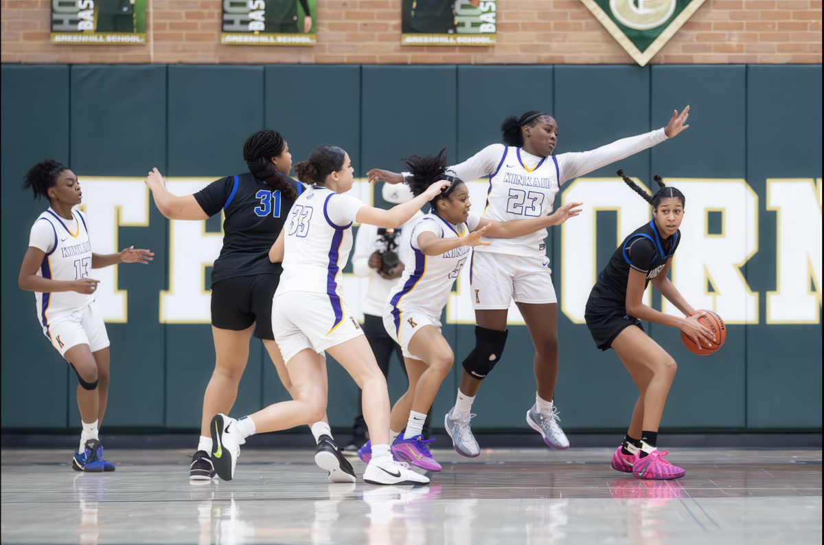 The Falcons play against Houston Christian in the 2026 Southwest Preparatory Conference championship game Feb. 13 in Dallas. Kinkaid claimed a back-to-back title after beating Houston Christian 65-57. After a slow start against Houston Christian in an earlier game, the Falcons won a hard-fought battle to the SPC finals.