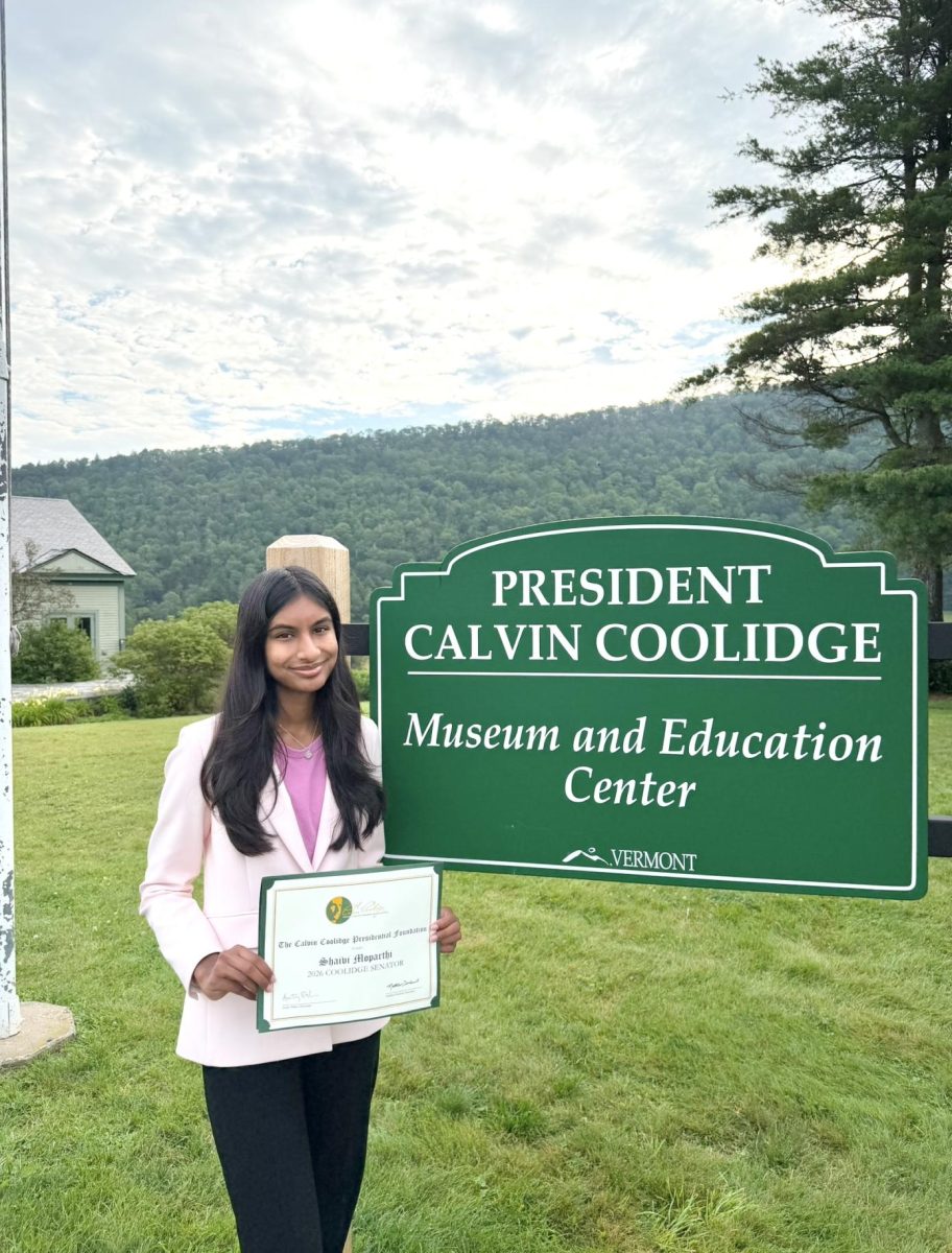 Senior Shaivi Moparthi attended the 2026 Coolidge Senator Summit in Plymouth Notch, Vermont, joining 99 other students from across the nation for six days of seminars, debates and discussions on leadership and public service.